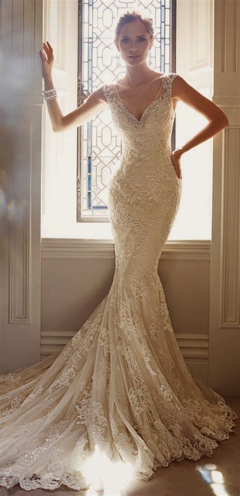 misaislestyle top 10 romantic mermaid lace wedding dress