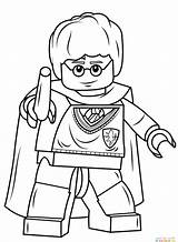 Potter Harry Lego Coloring Pages Book Kids sketch template