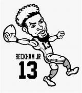 Odell Beckham Coloring Jr Sheets Pages Cartoon Drawing Head Michael Bobble Nfl Printable Sports Downloadable Getdrawings Step Kindpng Kids Sketch sketch template