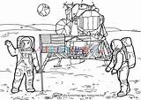 Colouring Moon Landing Apollo Neil Armstrong Pages Space Activity Print Children Explorers Activityvillage Village Explore Search Size sketch template