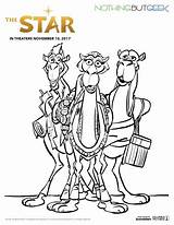 Star Sony Coloring Animation Pages Announces Camels Activity sketch template