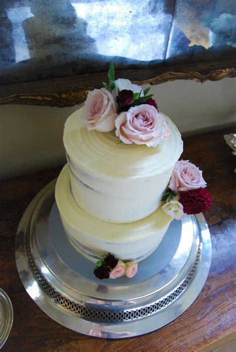 Semi Naked Wedding Cake 395 80 Serves • Temptation