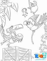 Coloring Rio Pages Sheets Colouring Printable Rio2 Printables Part Blue Disney Color Movie Fheinsiders Film Cartoon Blu Kids Giveaway Sheet sketch template