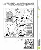Halloween Dot Coloring Number Ghosts Puzzle Little Pumpkins Themed Connect Preview Dots Kidspressmagazine sketch template