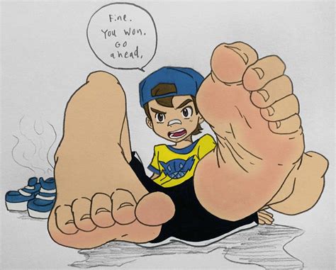anime boy feet