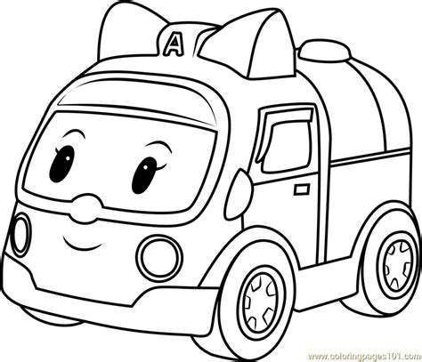 Amber Robocar Poli Coloring Page Free Hot Nude Porn Pic Gallery 5481