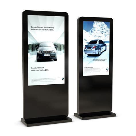 outdoor  standing digital touch screen display james hogg display