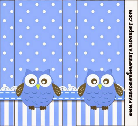 blue owl  printable candy bar labels candy bar imprimir gratis