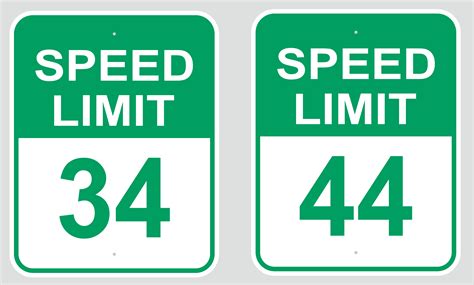 journal  sign designs  proofs speed limit signs