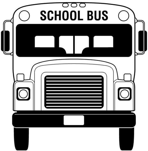 printableschool bus coloring pages