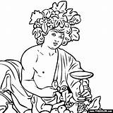 Caravaggio Bacchus Coloring Thecolor Pages Para Di Arte Colorear Paintings Color Painting Famous Greek Pintar Online Offers Bambino Desde Guardado sketch template