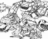 Skylanders Thumpback Giants Pages Coloring Earth sketch template
