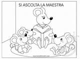 Regole Topolini Infanzia Lavoretti Creativi sketch template
