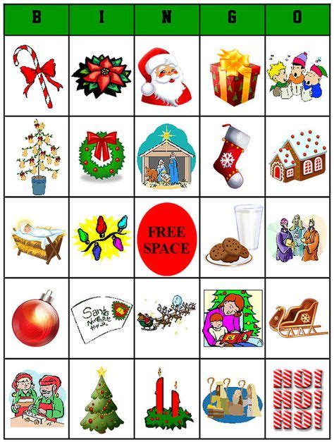 printable christmas bingo  game boards   levels