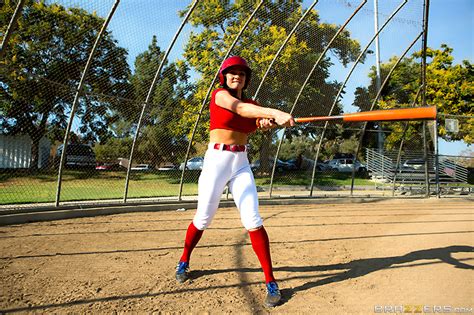 Audrey Gets The Batter Up With Keiran Lee Brazzers Official