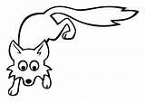 Fox Coloring Printable sketch template