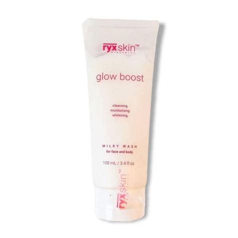 ryxskin glow boost milky wash  face  body ml  care kits