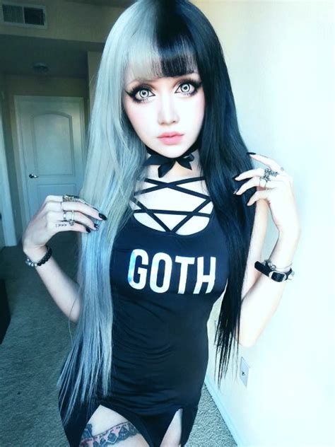 goth girls gothic makeup and outfit ideas