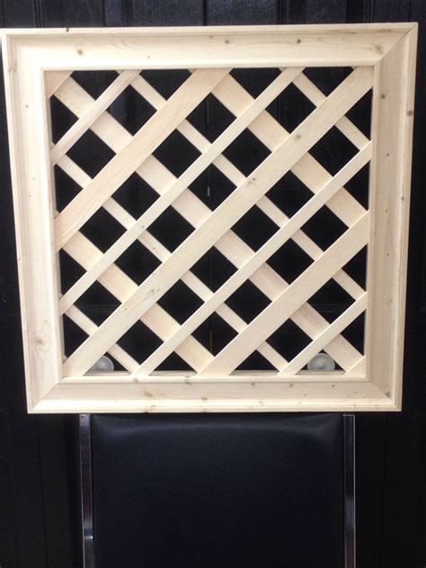 framed designer lattice project