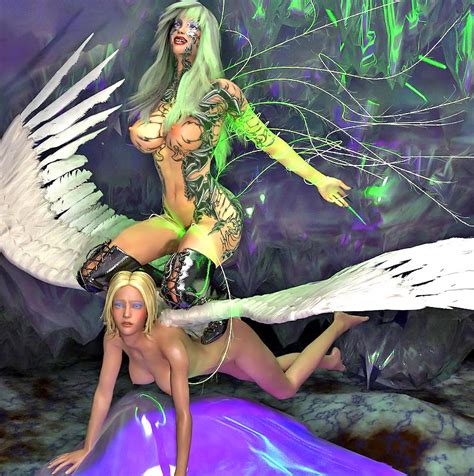 naughty fallen angels of 3d xxx fantasy world