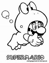 Mario Super Bros Coloring Pages Game Cool Printable Brothers sketch template
