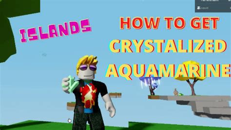 crystalized aquamarine shard islands roblox youtube