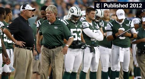 On The Sideline The Jets’ Odd Couple Coach Alike And Think Alike The
