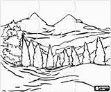 Coloring Berge 74kb 250px sketch template
