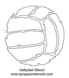 volleyball printable volleyball stencils image search
