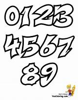 Graffiti Numbers Letters Number Coloring Pages Fonts Grafite Números Alphabet Font Letras Stencils Yescoloring Letter Fonte Bubble Throw Lettering Fearless sketch template