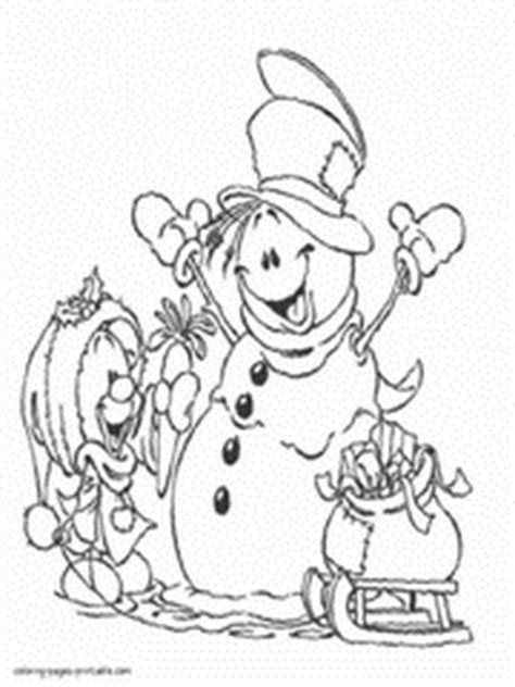 snowman coloring pages coloring pages