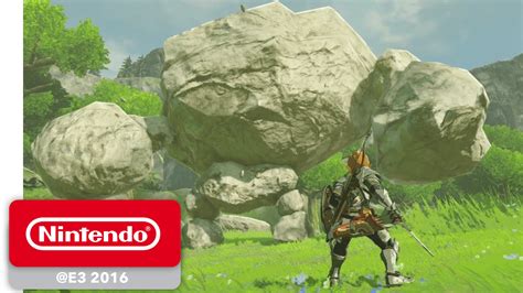 The Legend Of Zelda Breath Of The Wild Gameplay Trailer