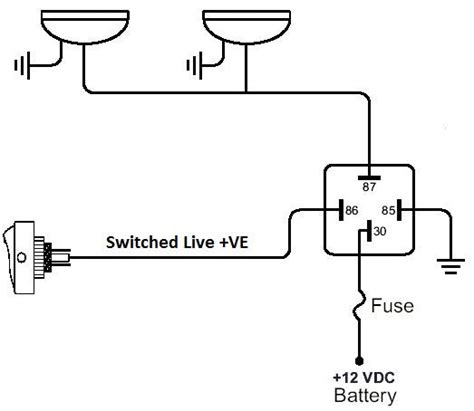 diagram  relay switch electrical wiring diagrams mydiagramonline