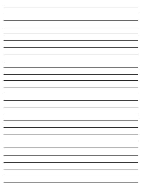lined writing paper