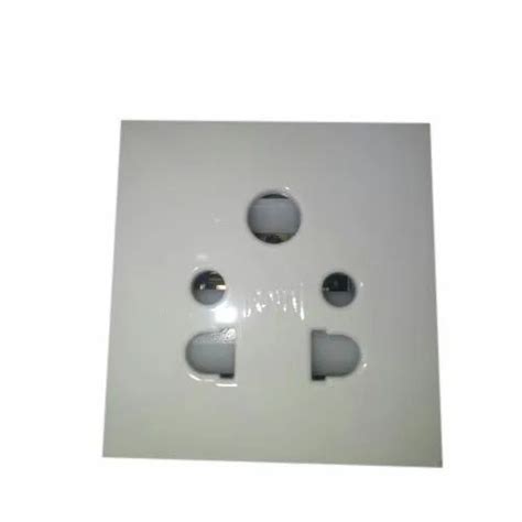 white   electrical modular socket rs  piece shivsadhan enterprises id