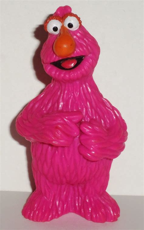 sesame street telly monster rdyf pvc figure readers digest young familes muppets loose