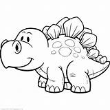 Coloring Dinosaur Easy Pages Color Printable Getcolorings Cute Pa sketch template