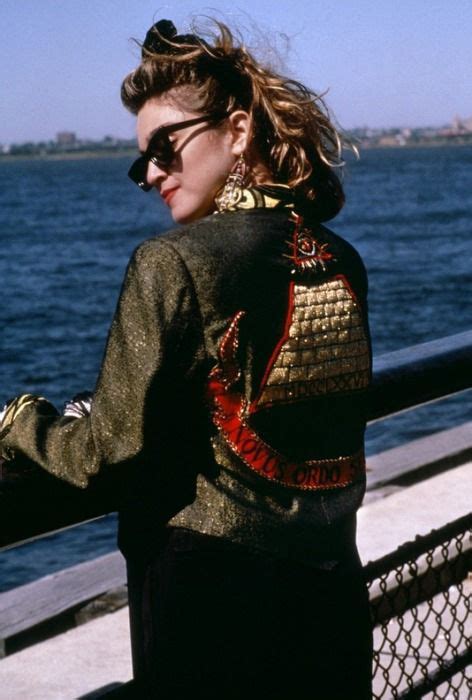 madonna in desperately seeking susan in her iconic gold pyramid jacket pop culture trends