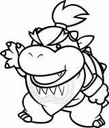 Mario Bowser Coloring Pages Super Jr Paper Goomba Print Printable Baby Color Bros Colorier Dry Dessin Rocks Popular Kart Colouring sketch template