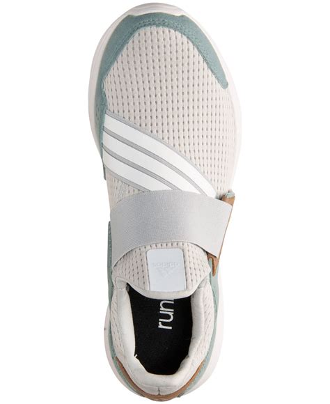 adidas originals synthetic womens lite slip  running sneakers  finish   gray lyst