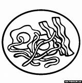 Bacon Eggs Coloring Pages Worms Food Drawing Thecolor Getdrawings sketch template