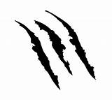 Claw Marks Decals sketch template