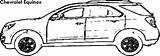 Coloring Cruze Chevy Chevrolet Template sketch template
