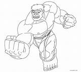 Coloring Hulk Pages Red Getcolorings She Printable sketch template