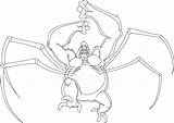 Ben Coloring Pages Ultimate Alien Spidermonkey Supremo Aranha Macaco Spider Swampfire Monkey Humungousaur Force Popular Coloringhome Comments sketch template