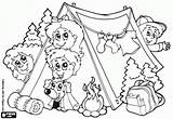 Coloring Camping Pages Outside Playing Kids Children Summer Printable Wilderness Go Colouring Church Family Animal Tent Oncoloring Clipart Fun Vacation sketch template