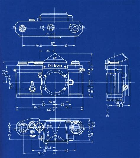 nikon  blueprint blueprints nikon  camera