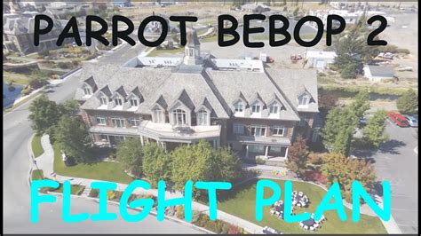 parrot bebop  drone flight plan demo freeflight pro youtube