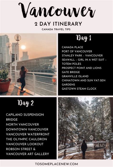 best 2 days in vancouver itinerary vancouver canada travel guide