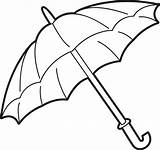 Umbrella Coloring Printable Getcolorings Pages Kids Color sketch template